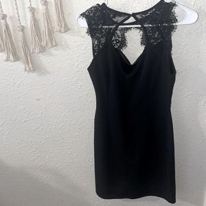 Size Large Womens little black lace dress